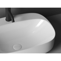 Раковина Ceramicanova Element CN5012 59.5 x 42 x 15.5 см, накладная, овальная, без перелива, сантехфарфор