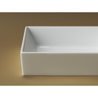 Раковина Ceramicanova Element CN5013 59 x 39 x 16 см, накладная, прямоугольная, без перелива, сантехфарфор