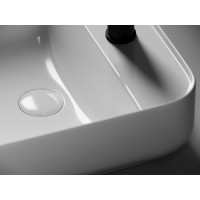 Раковина Ceramicanova Element CN5014 39 x 39 x 14 см, накладная, квадратная, без перелива, сантехфарфор
