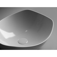 Раковина Ceramicanova Element CN5017 42 x 38.5 x 14.5 см, накладная, овальная, без перелива, сантехфарфор