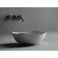 Раковина Ceramicanova Element CN5017 42 x 38.5 x 14.5 см, накладная, овальная, без перелива, сантехфарфор