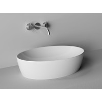Раковина Ceramicanova Element CN5018 61 x 41 x 15 см, накладная, овальная, без перелива, сантехфарфор