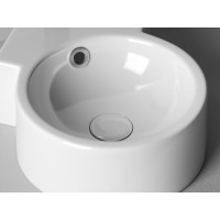 Раковина Ceramicanova Element CN5019 31 x 41 x 12.5 см, угловая, с переливом, сантехфарфор