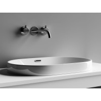 Раковина Ceramicanova Element CN5020 60 x 40 x 19.5 см, овальная, с переливом, сантехфарфор