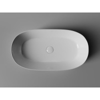 Раковина Ceramicanova Element CN5022 67.5 x 35 x 14 см, накладная, овальная, без перелива, сантехфарфор