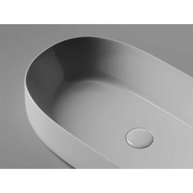 Раковина Ceramicanova Element CN5022 67.5 x 35 x 14 см, накладная, овальная, без перелива, сантехфарфор