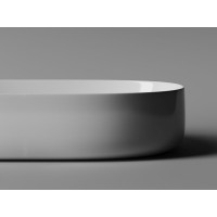 Раковина Ceramicanova Element CN5022 67.5 x 35 x 14 см, накладная, овальная, без перелива, сантехфарфор