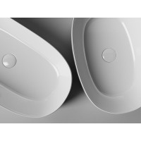 Раковина Ceramicanova Element CN5022 67.5 x 35 x 14 см, накладная, овальная, без перелива, сантехфарфор