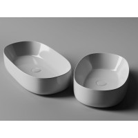 Раковина Ceramicanova Element CN5022 67.5 x 35 x 14 см, накладная, овальная, без перелива, сантехфарфор