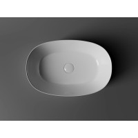 Раковина Ceramicanova Element CN5023 54 x 35 x 14.5 см, накладная, овальная, без перелива, сантехфарфор