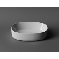 Раковина Ceramicanova Element CN5023 54 x 35 x 14.5 см, накладная, овальная, без перелива, сантехфарфор