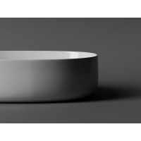 Раковина Ceramicanova Element CN5023 54 x 35 x 14.5 см, накладная, овальная, без перелива, сантехфарфор
