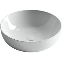 Раковина Ceramicanova Element CN5024 42 x 42 x 13 см, накладная, круглая, без перелива, сантехфарфор