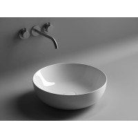 Раковина Ceramicanova Element CN5024 42 x 42 x 13 см, накладная, круглая, без перелива, сантехфарфор