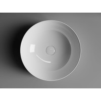 Раковина Ceramicanova Element CN5024 42 x 42 x 13 см, накладная, круглая, без перелива, сантехфарфор