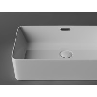 Раковина Ceramicanova Element CN5025 60 x 38 x 14 см, накладная, прямоугольная, с переливом, сантехфарфор