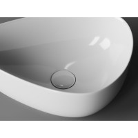 Раковина Ceramicanova Element CN5026 45.5 x 32 х 15.5 см, накладная, асимметричная, без перелива, сантехфарфор