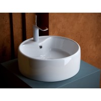 Раковина Ceramicanova Element накладная, 40 х 40 см, круглая, белый глянцевый, CN5027, сантехфарфор