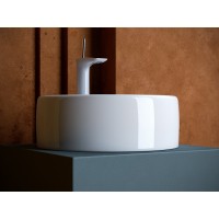 Раковина Ceramicanova Element накладная, 40 х 40 см, круглая, белый глянцевый, CN5027, сантехфарфор