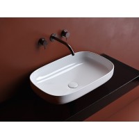 Раковина Ceramicanova Element CN5030, 60 см, накладная, сантехфарфор, цвет белый