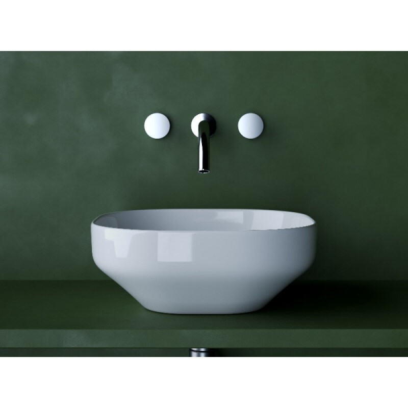 Раковина Ceramicanova Element CN5032, 40 см, накладная, сантехфарфор, цвет белый