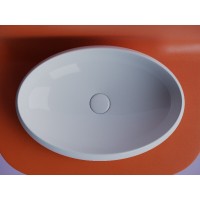 Раковина Ceramicanova Element CN5033, 55 см, накладная, сантехфарфор, цвет белый