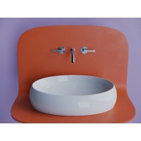 Раковина Ceramicanova Element CN5033, 55 см, накладная, сантехфарфор, цвет белый