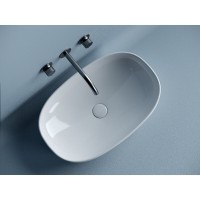 Раковина Ceramicanova Element CN5039, 60 см, накладная, сантехфарфор, цвет белый