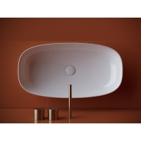 Раковина Ceramicanova Element CN5040, 70 см, накладная, сантехфарфор, цвет белый