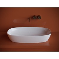 Раковина Ceramicanova Element CN5040, 70 см, накладная, сантехфарфор, цвет белый