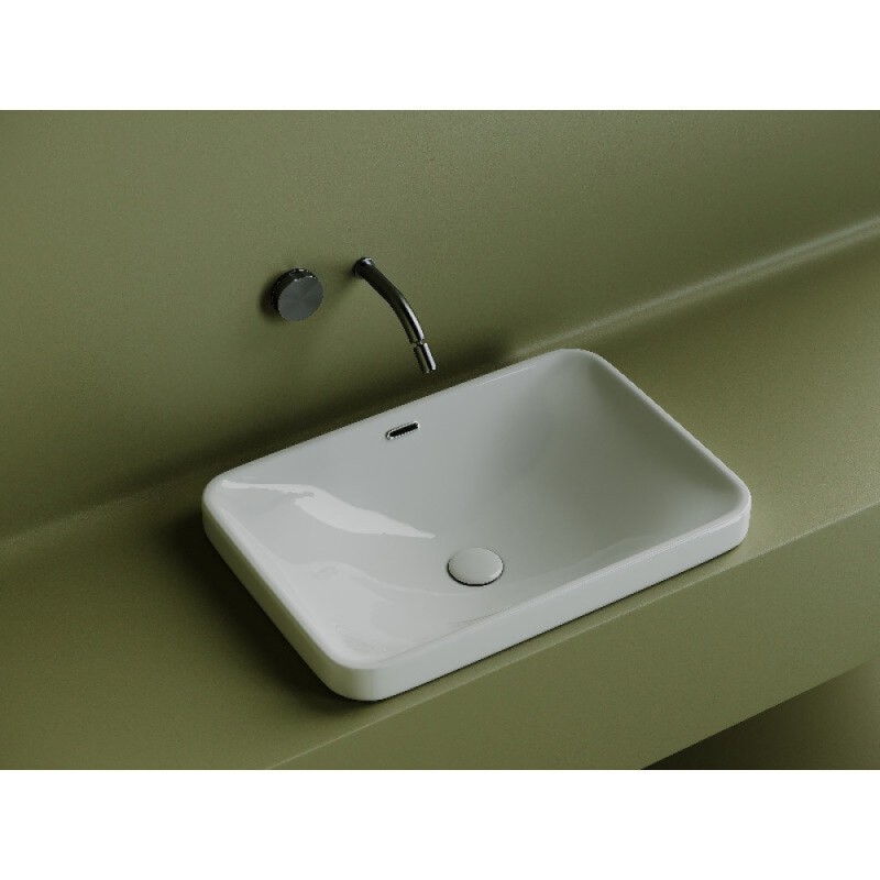 Раковина Ceramicanova Element CN5041, 60 см, сантехфарфор, цвет белый