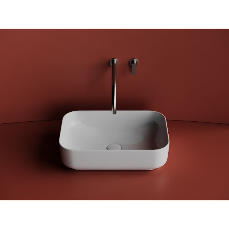 Раковина Ceramicanova Element CN5043, 50 см, накладная, сантехфарфор, цвет белый