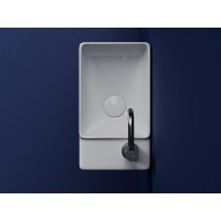 Раковина Ceramicanova Element, 40 см, подвесная, цвет белый, CN5045, сантехфарфор