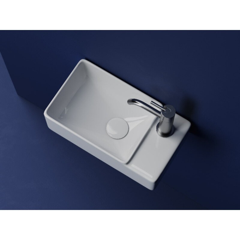 Раковина Ceramicanova Element, 40 см, подвесная, цвет белый, CN5045, сантехфарфор