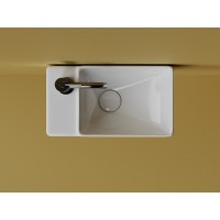 Раковина Ceramicanova Element, 40 см, подвесная, цвет белый, CN5046, сантехфарфор