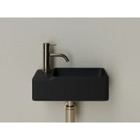 Раковина Ceramicanova Element, 40 см, подвесная, цвет черный матовый, CN5046MB, сантехфарфор