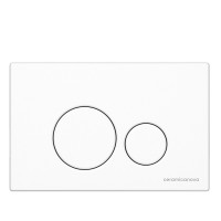 Сет 4 в 1: инсталляция Ceramicanova Envision с подвесным унитазом Balearica CN6000_1001W_1000 Rimless CN6000, сантехфарфор, шумоизоляция, кнопка смыва Round белый