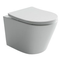 Сет 4 в 1: инсталляция Ceramicanova Envision с подвесным унитазом Balearica CN6000_1002B_1000 Rimless CN6000, сантехфарфор, шумоизоляция, кнопка смыва Flat черный матовый