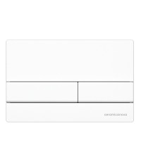 Сет 4 в 1: инсталляция Ceramicanova Envision с подвесным унитазом Balearica CN6000_1002W_1000 Rimless CN6000, сантехфарфор, шумоизоляция, кнопка смыва Flat белый