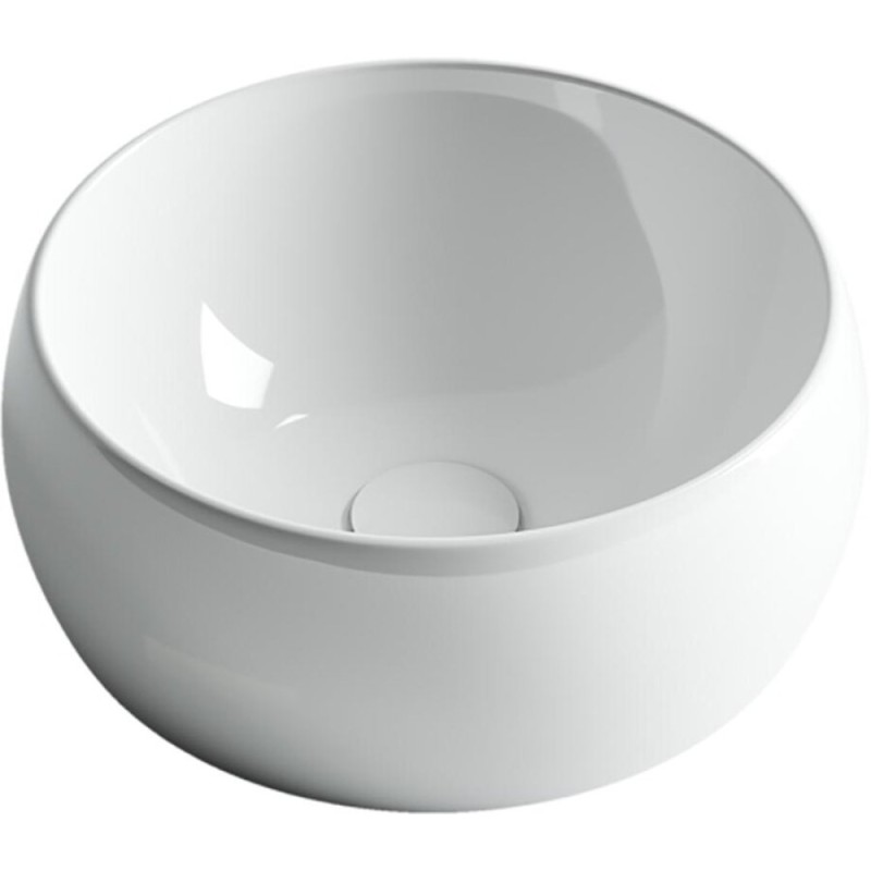 Раковина Ceramicanova CN6001 39.5 x 39.5 x 15.5 см, накладная, круглая, без перелива, сантехфарфор