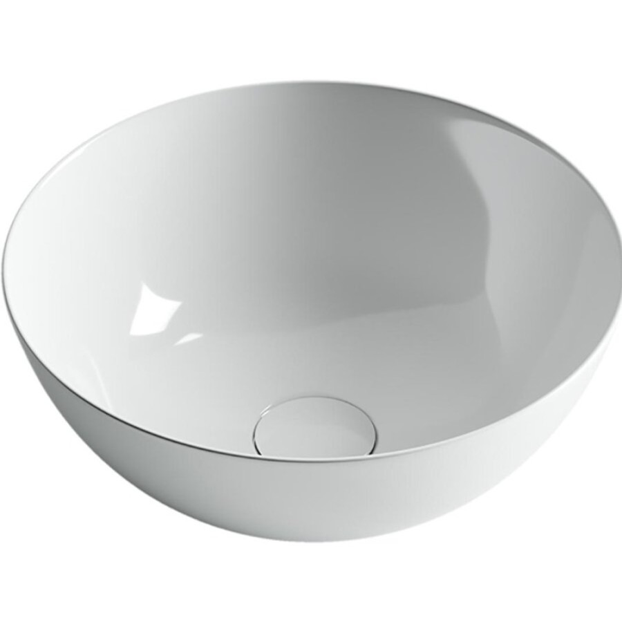 Раковина Ceramicanova CN6002 35.8 x 35.8 x 15.5 см, накладная, круглая, без перелива, сантехфарфор