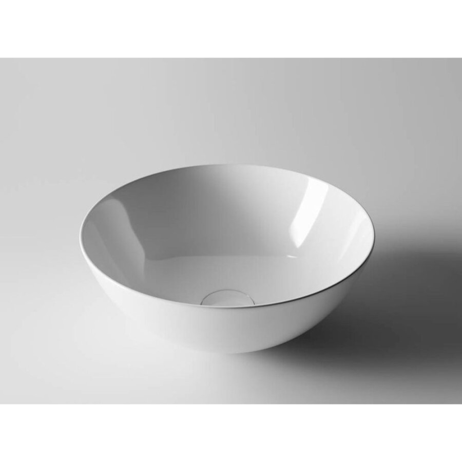 Раковина Ceramicanova CN6002 35.8 x 35.8 x 15.5 см, накладная, круглая, без перелива, сантехфарфор