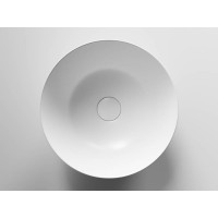 Раковина Ceramicanova CN6003 35.8 x 35.8 x 15.5 см, накладная, круглая, без перелива, белый матовый, сантехфарфор