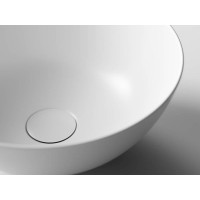 Раковина Ceramicanova CN6003 35.8 x 35.8 x 15.5 см, накладная, круглая, без перелива, белый матовый, сантехфарфор