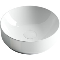 Раковина Ceramicanova CN6005 35.5 x 35.5 x 12.5 см, накладная, круглая, без перелива, сантехфарфор