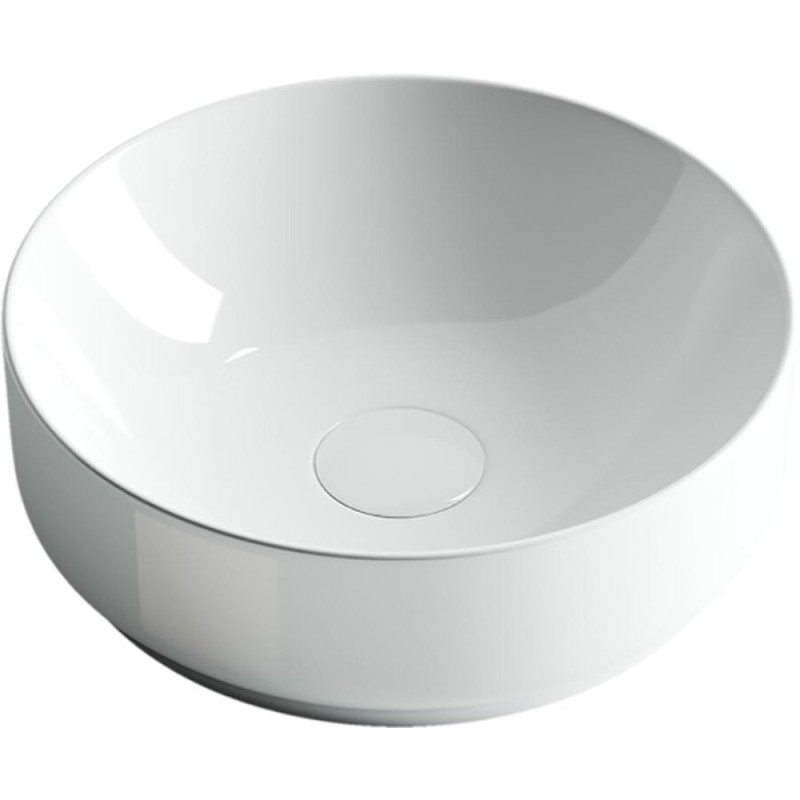 Раковина Ceramicanova CN6005 35.5 x 35.5 x 12.5 см, накладная, круглая, без перелива, сантехфарфор