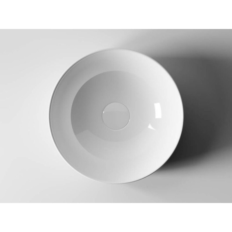 Раковина Ceramicanova CN6005 35.5 x 35.5 x 12.5 см, накладная, круглая, без перелива, сантехфарфор