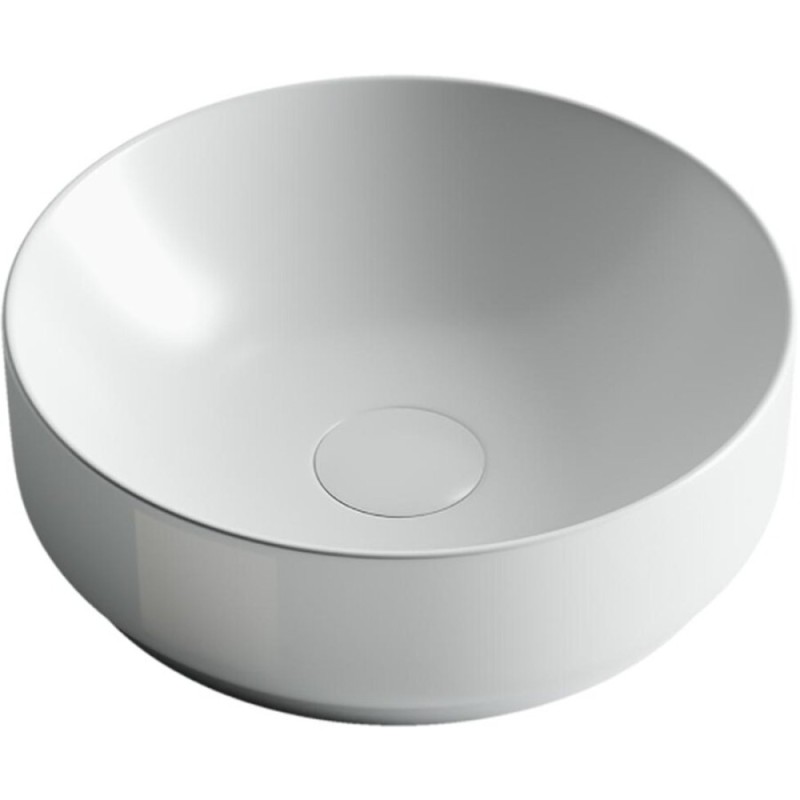 Раковина Ceramicanova CN6006 35.5 x 35.5 x 12.5 см, накладная, круглая, без перелива, сантехфарфор