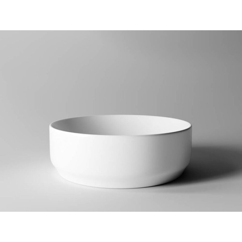 Раковина Ceramicanova CN6006 35.5 x 35.5 x 12.5 см, накладная, круглая, без перелива, сантехфарфор