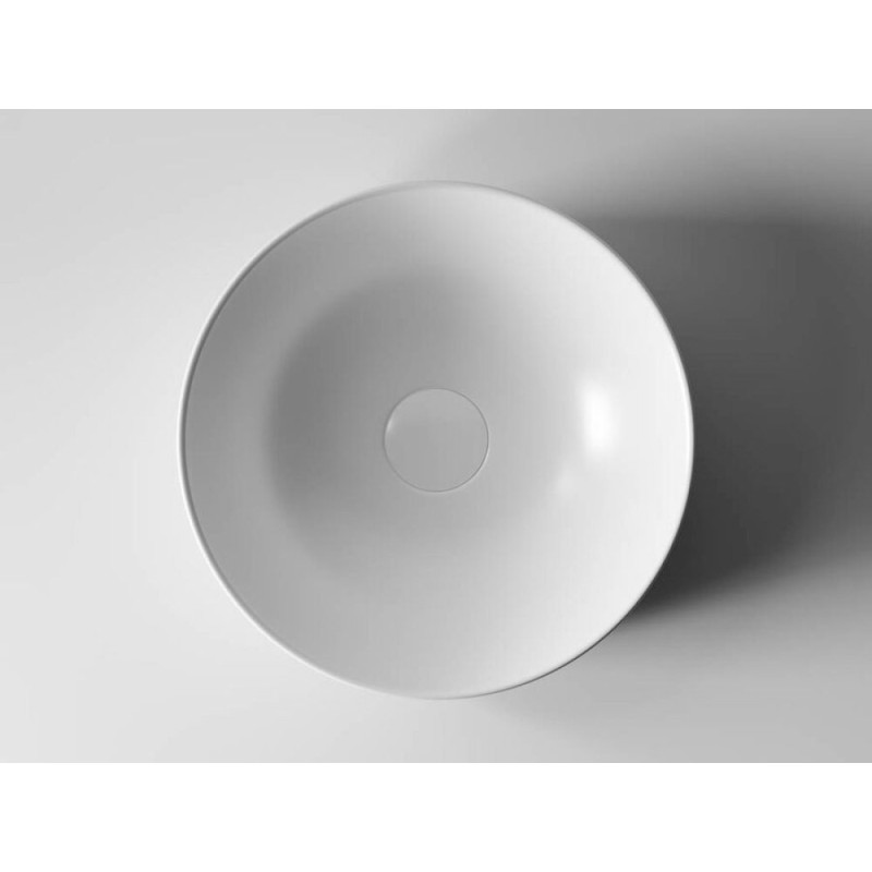 Раковина Ceramicanova CN6006 35.5 x 35.5 x 12.5 см, накладная, круглая, без перелива, сантехфарфор